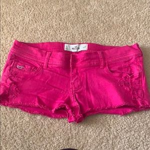 Hot pink daisy dukes